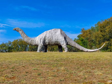 Photo for Lacave en Quercy. August 10,2023. Prehisto Dino Parc in Lacave en Quercy between Souillac and Rocamadour, Dordogne, France - Royalty Free Image