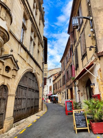 Photo for Bergerac, France - August 13, 2023 - Old city of Bergerac. Known for famous Cyrano de Bergerac. Dordogne, France - Royalty Free Image