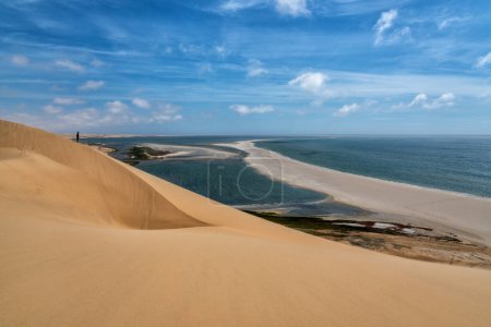 Paysages du port de Sandwich, également connu sous le nom de Sandwich Bay, à la lagune dans le sud où les dunes du désert du Namib et l'océan Atlantique se rencontrent. - Walvis Bay - Namibie
