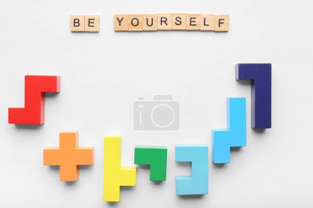 Photo for Rainbow color cubes on isolation. Symbol of LGBT rights. Equality concept, equal rights. Multicolored abstraction. Be yourself consept - Royalty Free Image