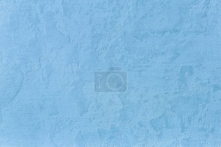 Foto de Azul Textura abstracta fondo travertino, superficie travertino para diseño de pared y suelo, piedra caliza pulida, superficie de piedra mate porosa en relieve, yeso decorativo de pared travertino. - Imagen libre de derechos