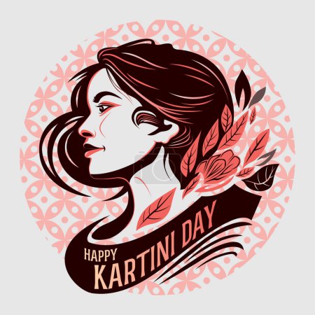 Téléchargez les illustrations : Joyeuse fête du Kartini - en licence libre de droit