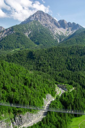 Foto de Highline179, Montañas del Tirol, Austria - Imagen libre de derechos