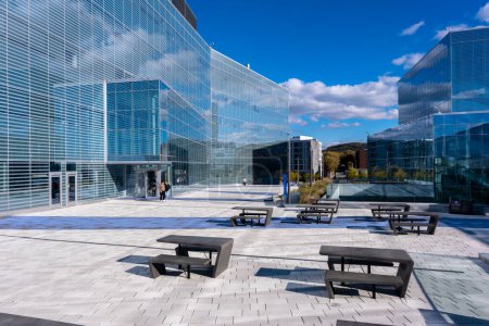 Photo for Montreal, CA - 10 October 2022: Science Complex building of the Universite de Montreal on campus MIL - Royalty Free Image