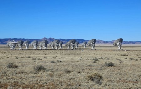 Antennas pointing west - Very Large Array, New Mexico