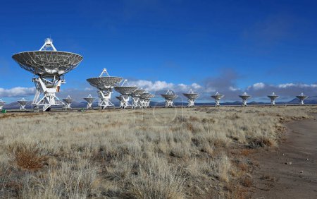 Photo for Landscape in Very Large Array, New Mexico - Royalty Free Image