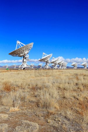 Sonniger Tag in Very Large Array, New Mexico