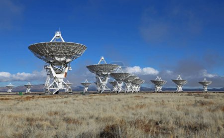 Array mit Astronomieantennen - Very Large Array, New Mexico