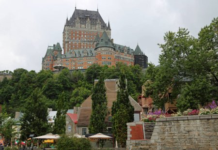 Chateau Frontenac on the hill - Quebec City, Canada