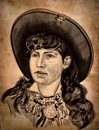 Annie Oakley  born Phoebe Ann Mosey was an American sharpshooter who starred in Buffalo Bill's Wild West show.