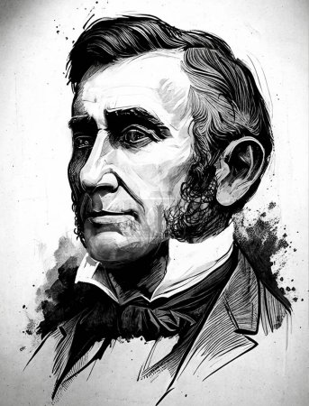 Foto de Charles Goodyear (December 29, 1800  July 1, 1860) was an American self-taught chemist and manufacturing engineer who invented and developed a process to vulcanize rubber in 1839 - Imagen libre de derechos