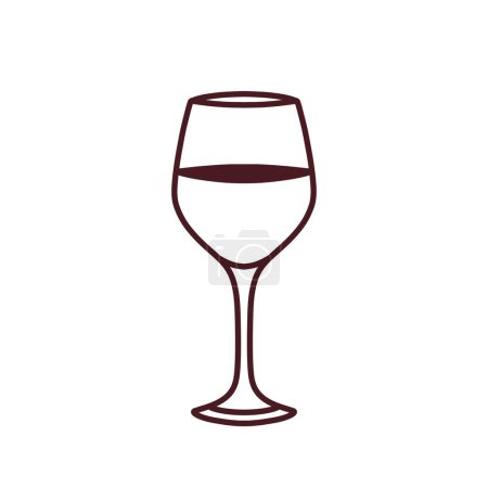 Photo for Wine glass. Wine glass icon.Icon for Instagram highlights, stories, websites, other social networks. - Royalty Free Image