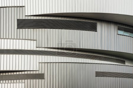 Photo for Exterior of modern building. Architecture abstract background - Royalty Free Image