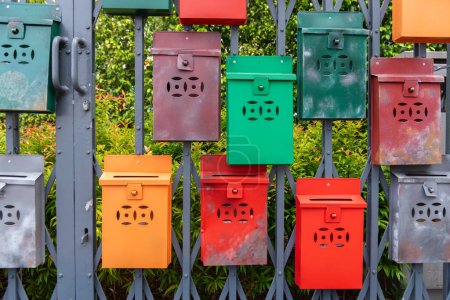 Téléchargez les photos : Vieille boîte aux lettres à Hong Kong - en image libre de droit