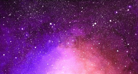 Photo for Cosmic illustration. Beautiful colorful space background. Watercolor - Royalty Free Image