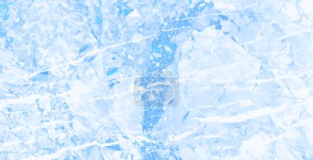 Illustration for Snow, ice winter texture. Realistic marbling effect - Royalty Free Image
