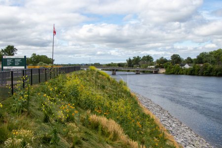 Téléchargez les photos : Pont à l'écluse 3 Glen Miller sur la voie navigable Trent Severn en Ontario, Canada - en image libre de droit