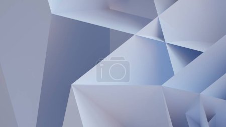 Téléchargez les photos : Fond géométrique abstrait chaotique motif polygonal relief 3D futuriste - en image libre de droit