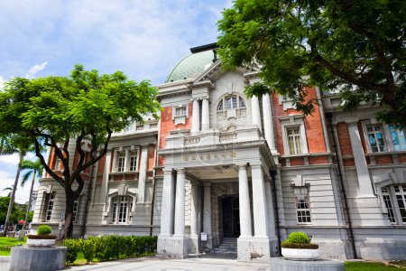 Foto de Vista del Museo Nacional de Literatura de Taiwán en Tainan. Es el primer museo literario nacional en Taiwán. - Imagen libre de derechos