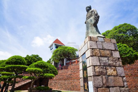 Téléchargez les photos : La vue sur le bâtiment de l'Anping Old Fort à Tainan, Taiwan qui est le plus ancien bâtiment de la forteresse à Taiwan. - en image libre de droit
