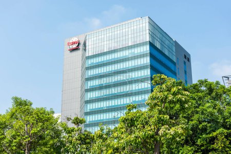 Téléchargez les photos : Taiwan Semiconductor Manufacturing Company (TSMC) dans le Central Taiwan Science Park, TSMC est la plus grande fonderie de semi-conducteurs indépendante dédiée au monde. - en image libre de droit