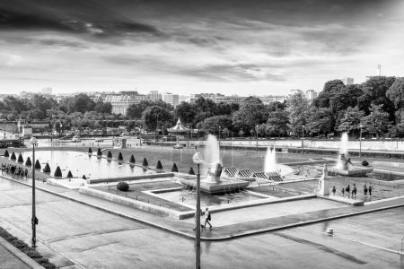 Photo for Fountains in Trocadero, Paris. - Royalty Free Image