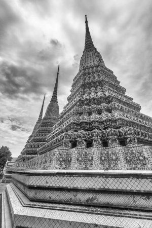 Außenansicht Buddhistischer Tempel in Thailand.