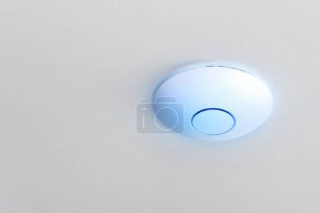 Photo for Wireless Internet Solution Ceiling. Access point wifi on Ceiling. - Royalty Free Image