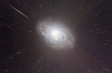 Téléchargez les photos : Grand et lumineux espace de distorsion de galaxie en haute résolution 5k - en image libre de droit