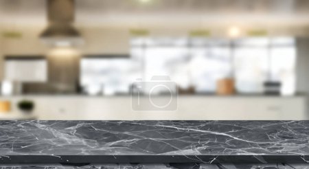 Photo for Beautiful fitted kitchen with high-quality fine ceramic base - Royalty Free Image