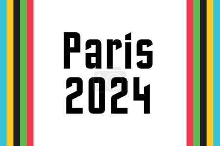 Téléchargez les photos : Bannière des Jeux Olympiques de Paris - en image libre de droit