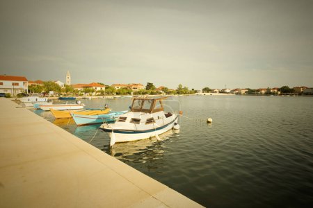 Photo for Croatian village Nin in middle of summer during June day time - Royalty Free Image