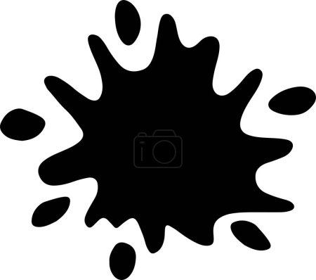 Illustration for Water splash icon isolated on white background - Royalty Free Image