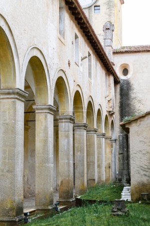 Foto de Outside gallery of The Certosa di Padula well known as Padula Charterhouse is a monastery in the province of Salerno in Campania, Italy - Imagen libre de derechos