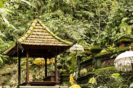 Téléchargez les photos : Eaux saintes Sebatu, lieu sacré pour les hindous à Bali, Indonésie - en image libre de droit