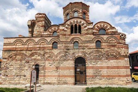 Photo for Old brick Pantocrator Church in Nessebar, Bulgaria - Royalty Free Image