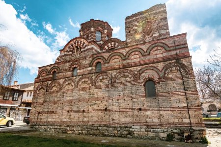 Photo for Old brick Pantocrator Church in Nessebar, Bulgaria - Royalty Free Image