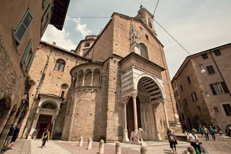 Foto de Ficha de arquitectura de Basilica di Santa Maria Maggiore & Cappella Colleoni, Bergamo Alta Italia - Imagen libre de derechos