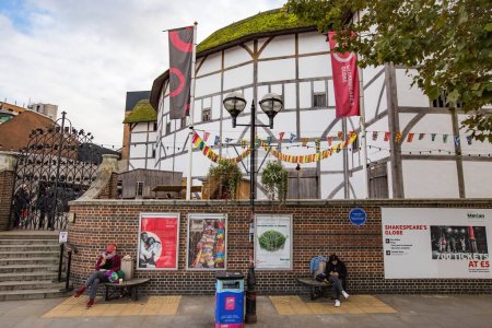 Foto de Globe Theatre en Londres Reino Unido - Imagen libre de derechos