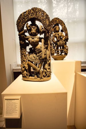 Photo for Indian Artifacts in British Museum, London Hoysala Era Sculptures London - Royalty Free Image