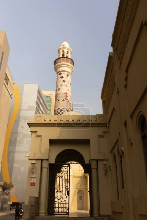 Photo for Masjid Fareej Al Fadhel mosque building in Manama Bahrain - Royalty Free Image