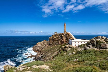 Photo for Lighthouse of Cabo VIlan near Camarinas in Galicia,Spain, Europe - Royalty Free Image
