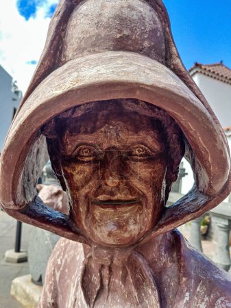 Photo for Gran Canaria, Spain - Feb 19, 2023: Fantasy statue in Santa Lucia de Tirajana village, Gran Canaria, Canary Island, Spain in Europe - Royalty Free Image