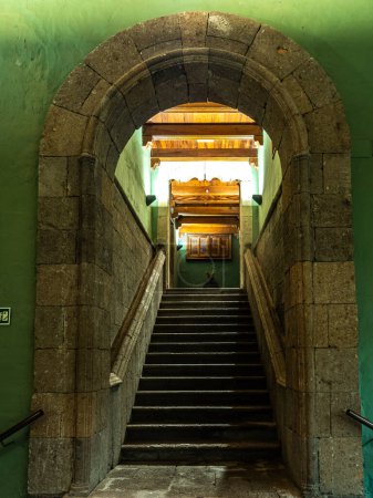 Foto de Gran Canaria, España - 22 / 02 / 2023: Interior del Museo Histórico Colonial, Casa de Colón, Casa Colón en Las Palmas, Gran Canaria, España en Europa - Imagen libre de derechos
