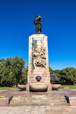 Foto de Monumento a Artigas en la Plaza de la República de Uruguay, Buenos Aires, Argentina - Imagen libre de derechos