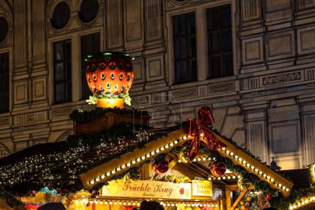 Photo for Munich, Germany - Dec 19, 2023: Christmas market at Residenz in Munich, Bavaria, Germany in Europe - Royalty Free Image