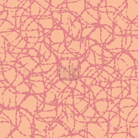 Vector wicker weave dense seamless background. Artistic organic pattern, crisscross swirling backdrop. Woven basket style random texture repeat design.All over print rattan effect for web summer blog