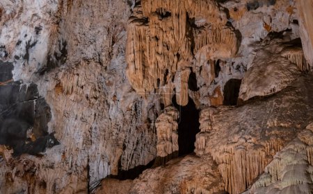 Foto de Abstract Cango Cuevas es un sistema de cuevas cerca de Oudtshoorn Sudáfrica - Imagen libre de derechos