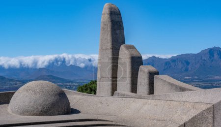 Téléchargez les photos : The Afrikaans Language Monument near Paarl in the Western Cape Province South Africa - en image libre de droit
