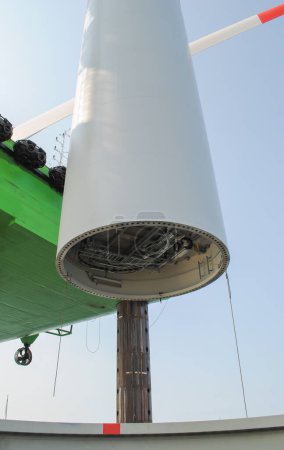 Bau von Offshore-Windkraftanlagen in der Nordsee